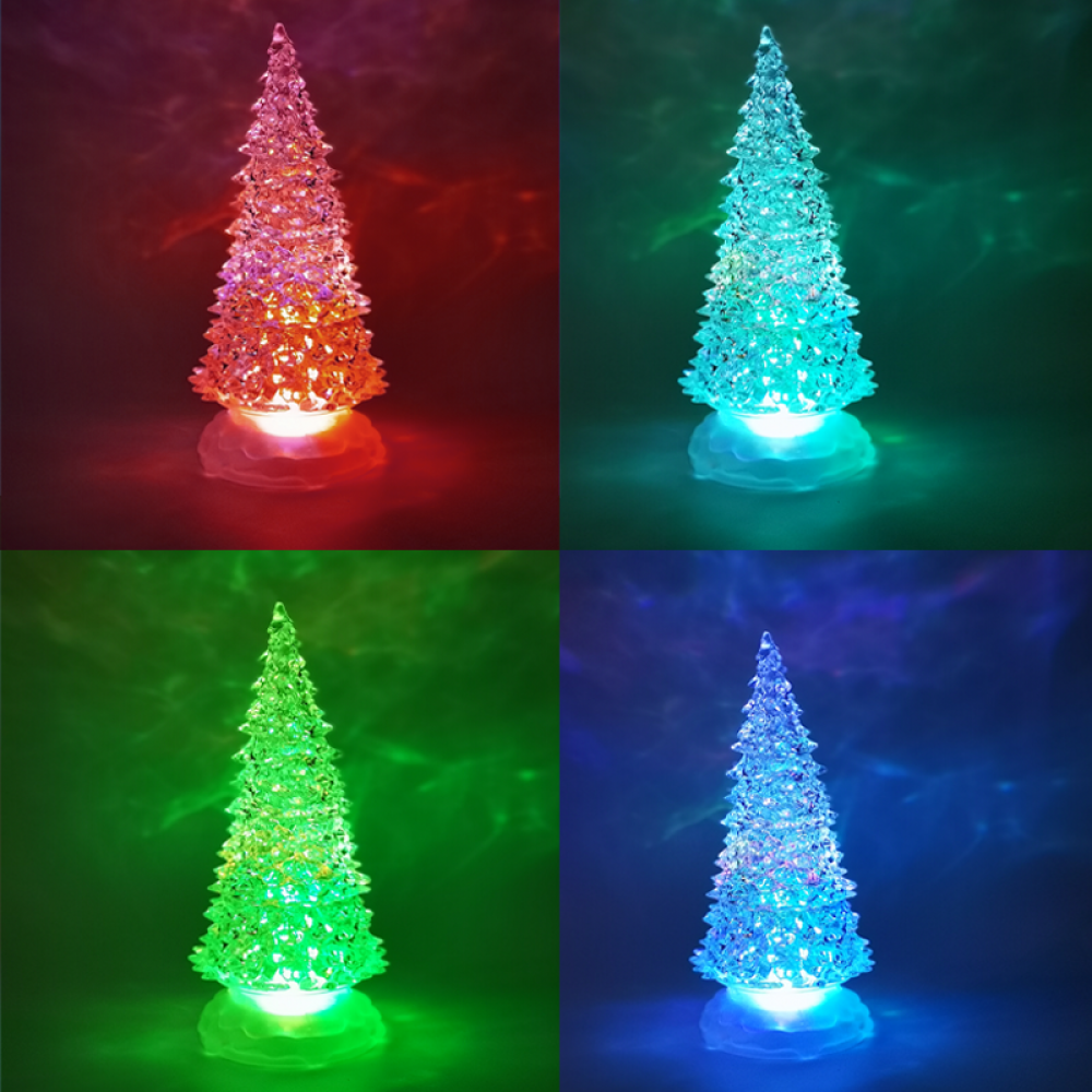 ^ CRYSTAL PLASTIC TREE 1 RGB LED ΜΠΑΤ (3xAAA) ΠΡΟΓΡΑΜ(ΕΝΑΛΛΑΓΗ ΧΡΩΜ) IP20 Φ10x25cm  -X1313109